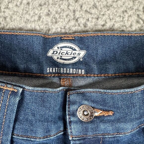 Dickies Denim Jeans Carpenter Pants Men 30x30 Skateboarding Workwear Blue Skater - Picture 6 of 16